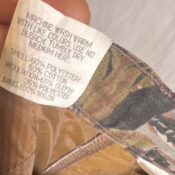 Vintage Duxbak Thinsulate Realtree Camo Winter Hunting Pants Mens 36x32 - Picture 8 of 9